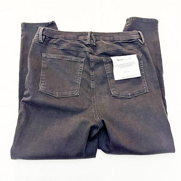 Good American Good Leg Stretch Sculpting Denim Jeans BLACK001 Size 5 NWT - Picture 5 of 8